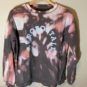 Grey with blue lettering sweater